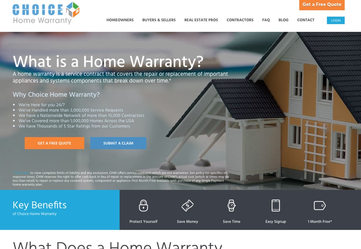 choice home warranty snapshot