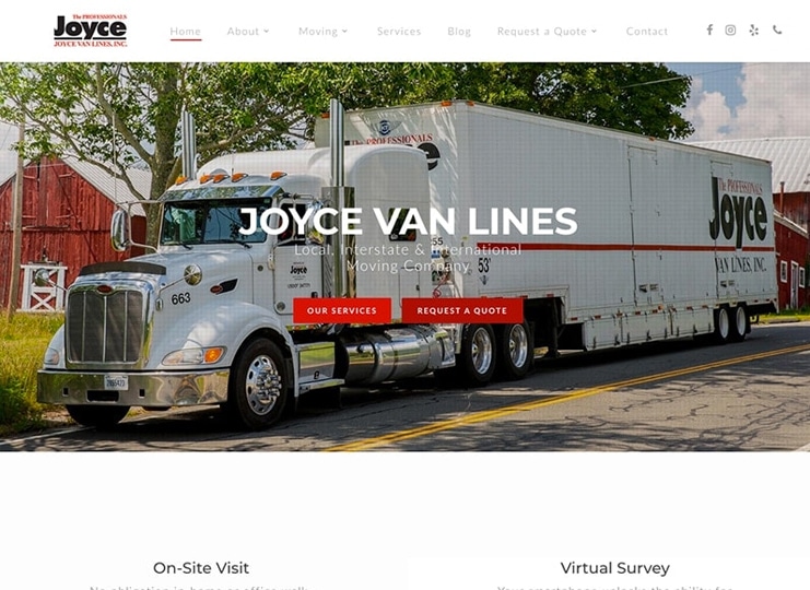 joyce van lines snapshot