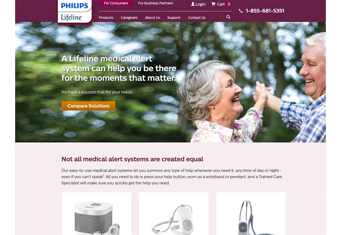 philips lifeline snapshot